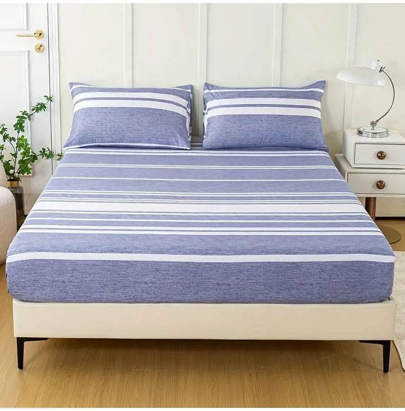 3-Piece Soft Breathable Striped Polyester Sheet Set - Sleep Galleria
