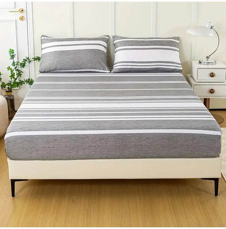 3-Piece Soft Breathable Striped Polyester Sheet Set - Sleep Galleria