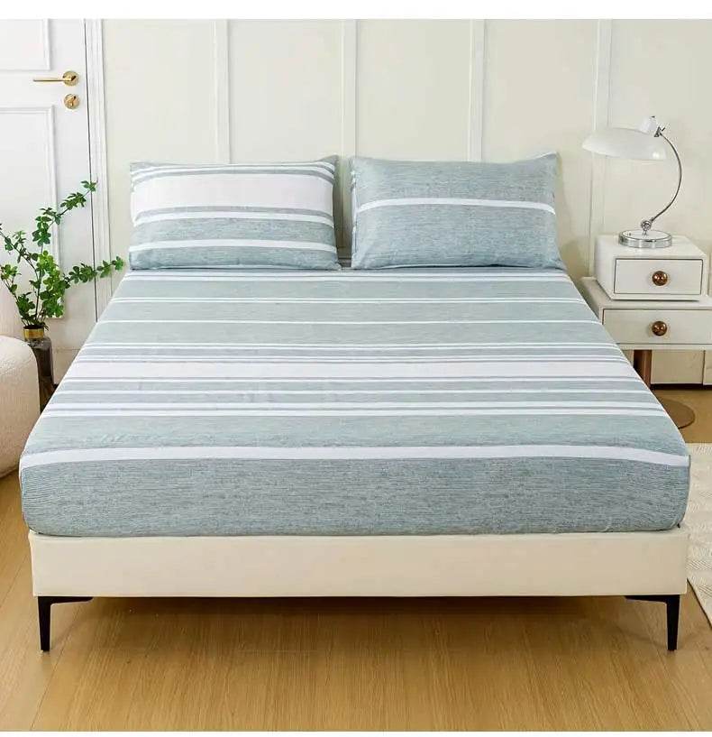 3-Piece Soft Breathable Striped Polyester Sheet Set - Sleep Galleria