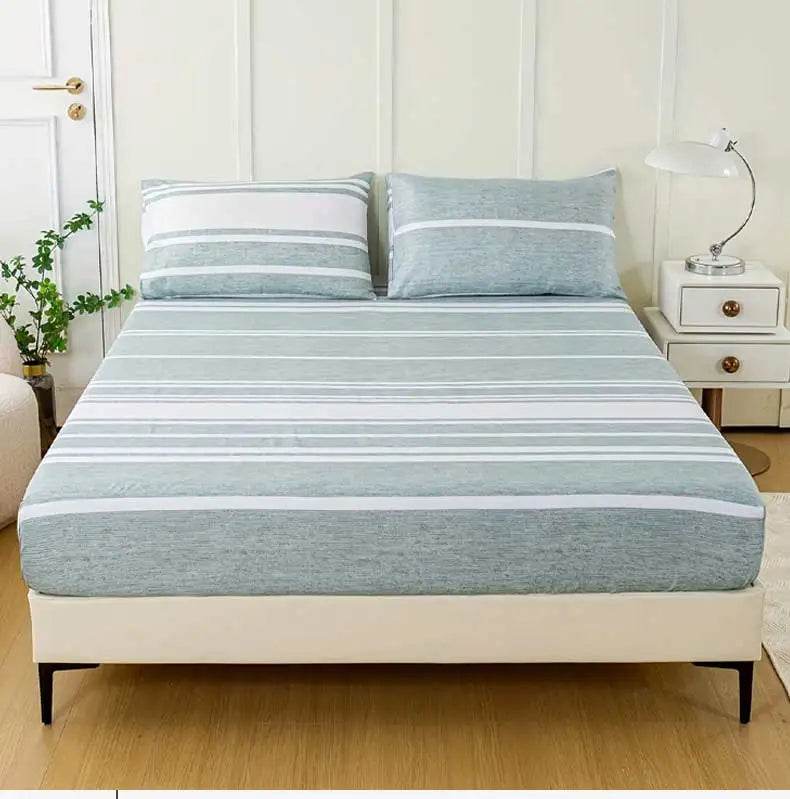 3-Piece Soft Breathable Striped Polyester Sheet Set - Sleep Galleria