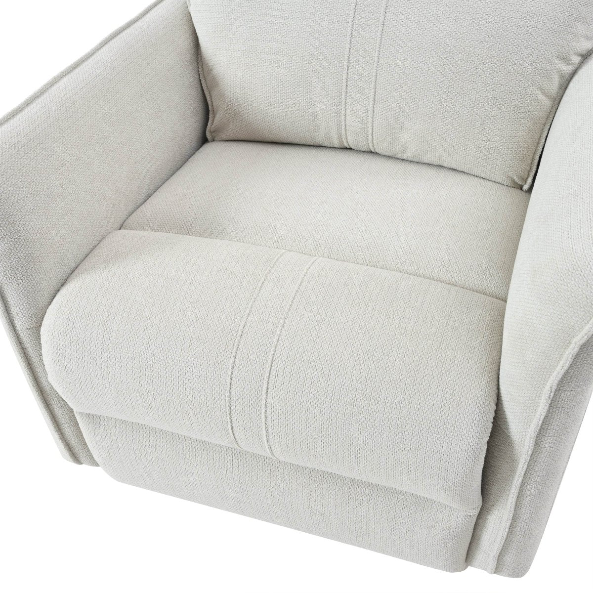 360 - Degree Swivel Medium - Soft Upholstered Recliner Chair - Calmora - Omega Lifestyles