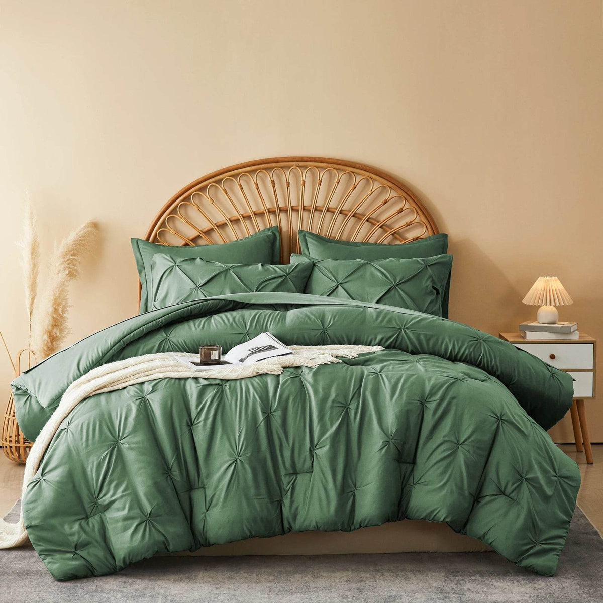 7-Piece Extra Soft Polyester Comforter Bedding Set - Sleep Galleria