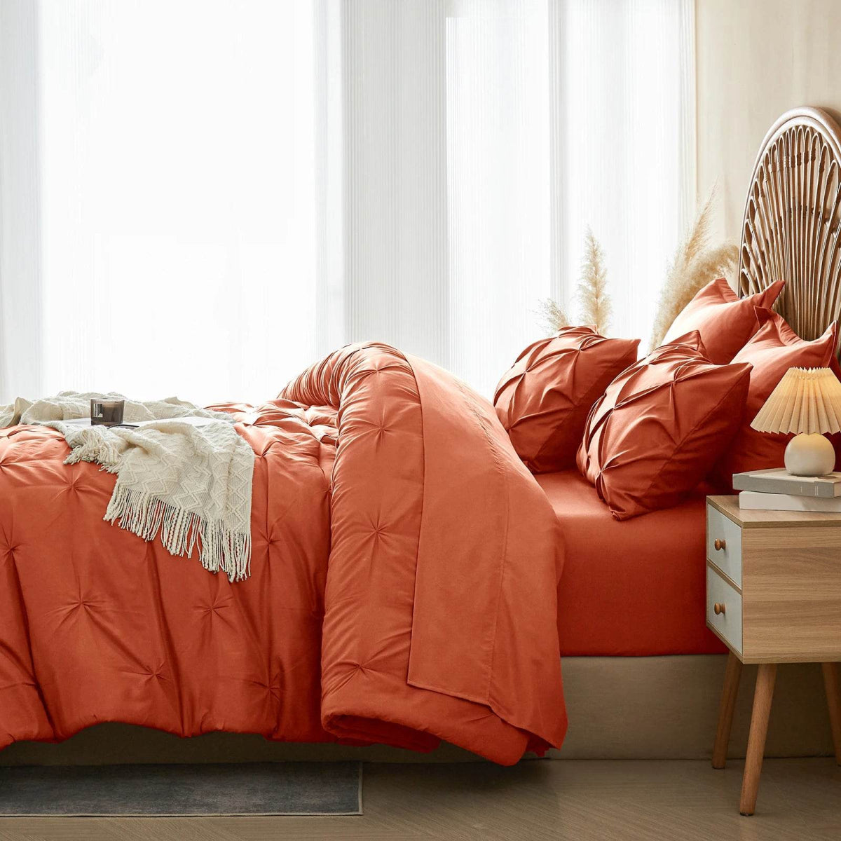 7-Piece Extra Soft Polyester Comforter Bedding Set - Sleep Galleria