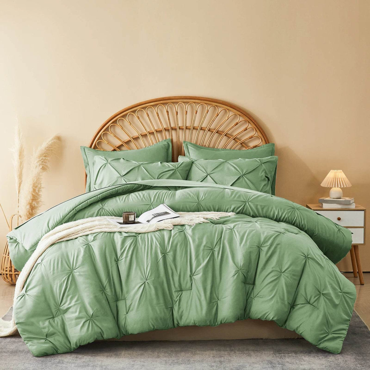 7-Piece Extra Soft Polyester Comforter Bedding Set - Sleep Galleria