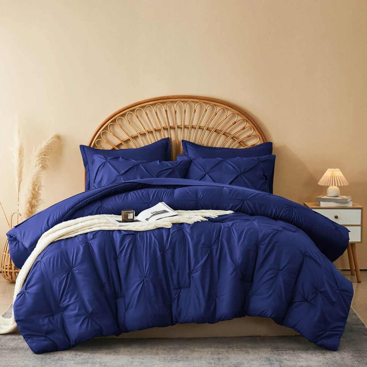 7-Piece Extra Soft Polyester Comforter Bedding Set - Sleep Galleria