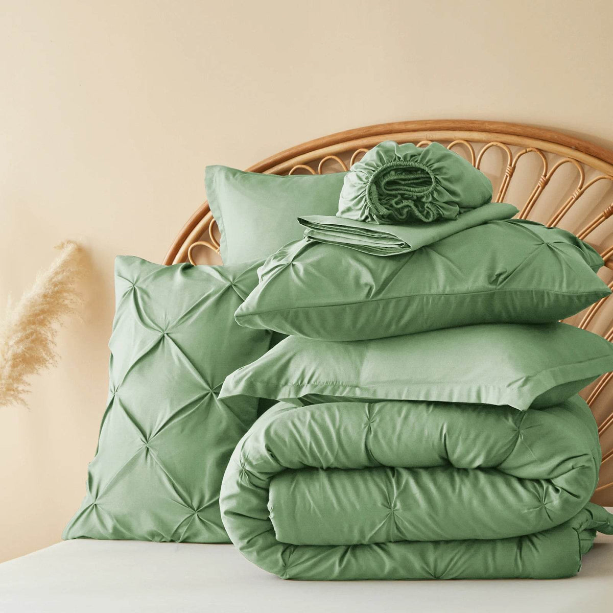 7-Piece Extra Soft Polyester Comforter Bedding Set - Sleep Galleria