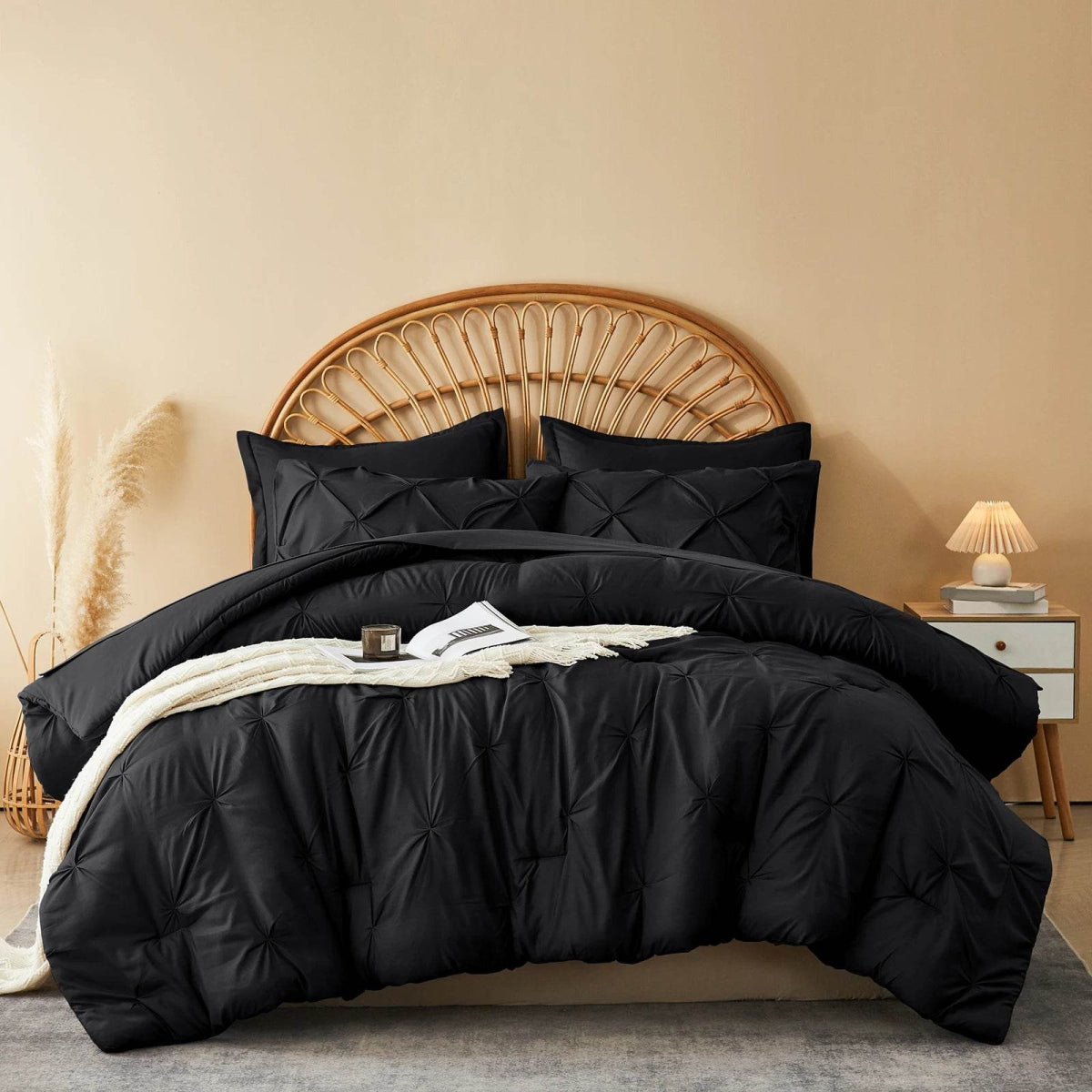 7-Piece Extra Soft Polyester Comforter Bedding Set - Sleep Galleria