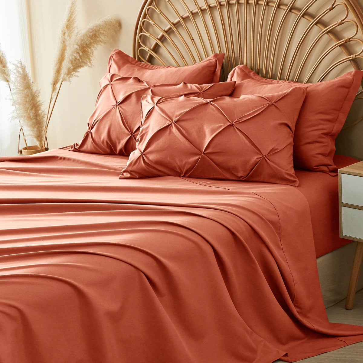 7-Piece Extra Soft Polyester Comforter Bedding Set - Sleep Galleria