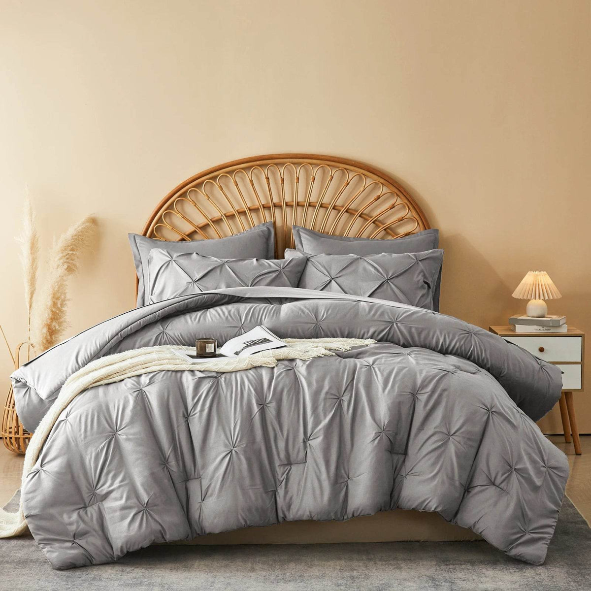 7-Piece Extra Soft Polyester Comforter Bedding Set - Sleep Galleria