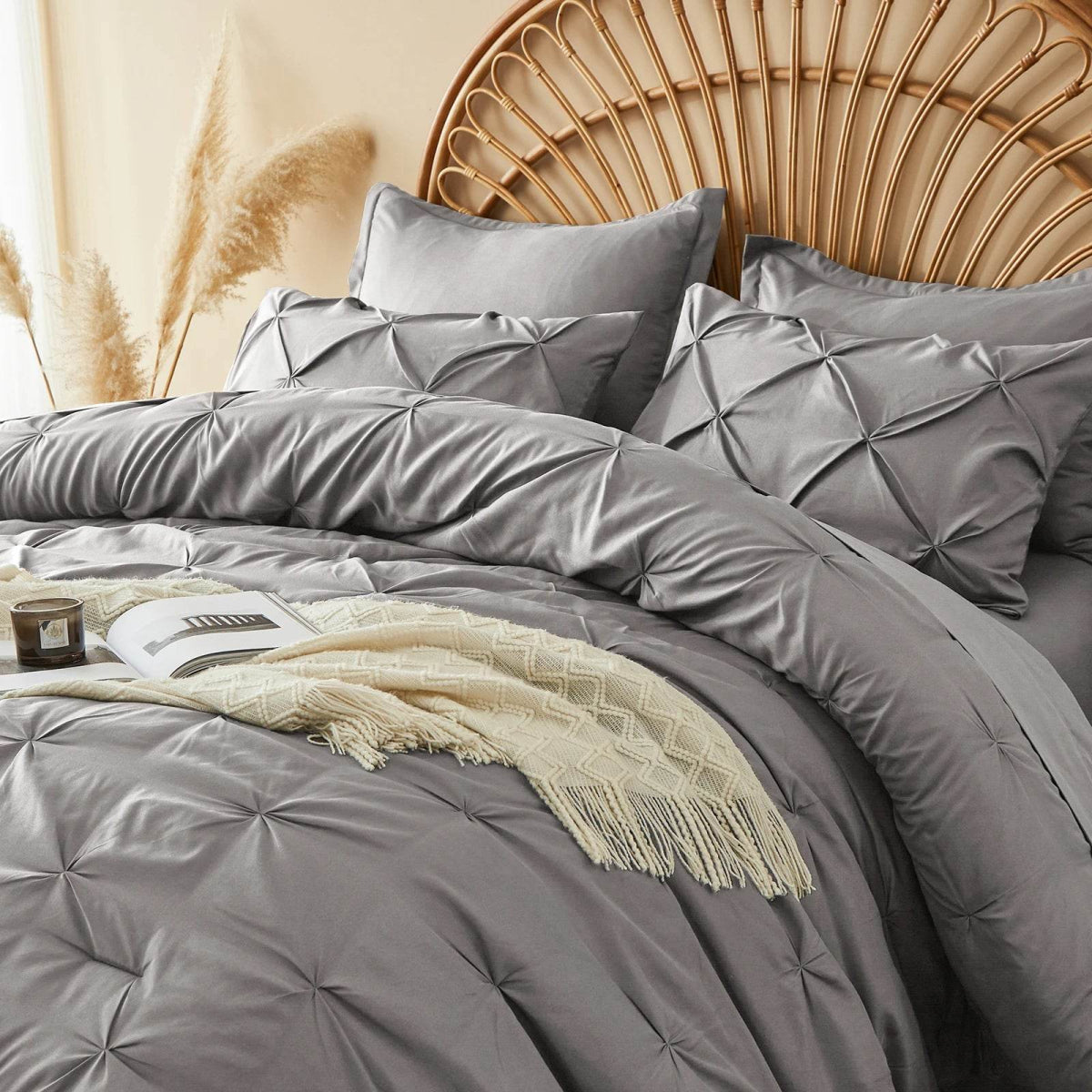 7-Piece Extra Soft Polyester Comforter Bedding Set - Sleep Galleria