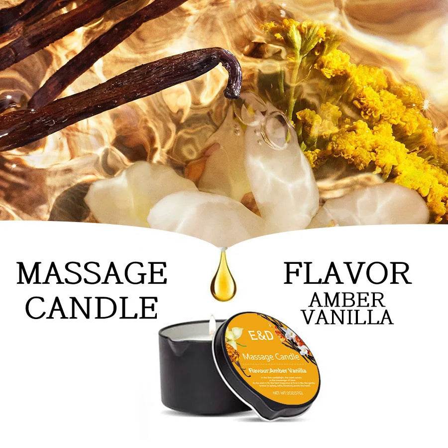 Aromatherapy Massage Oil Candle For Stress Relief - Sleep Galleria