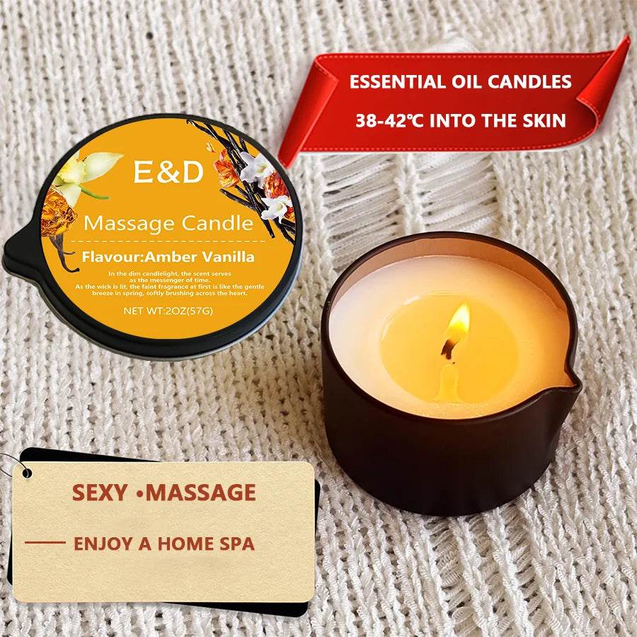 Aromatherapy Massage Oil Candle For Stress Relief - Sleep Galleria