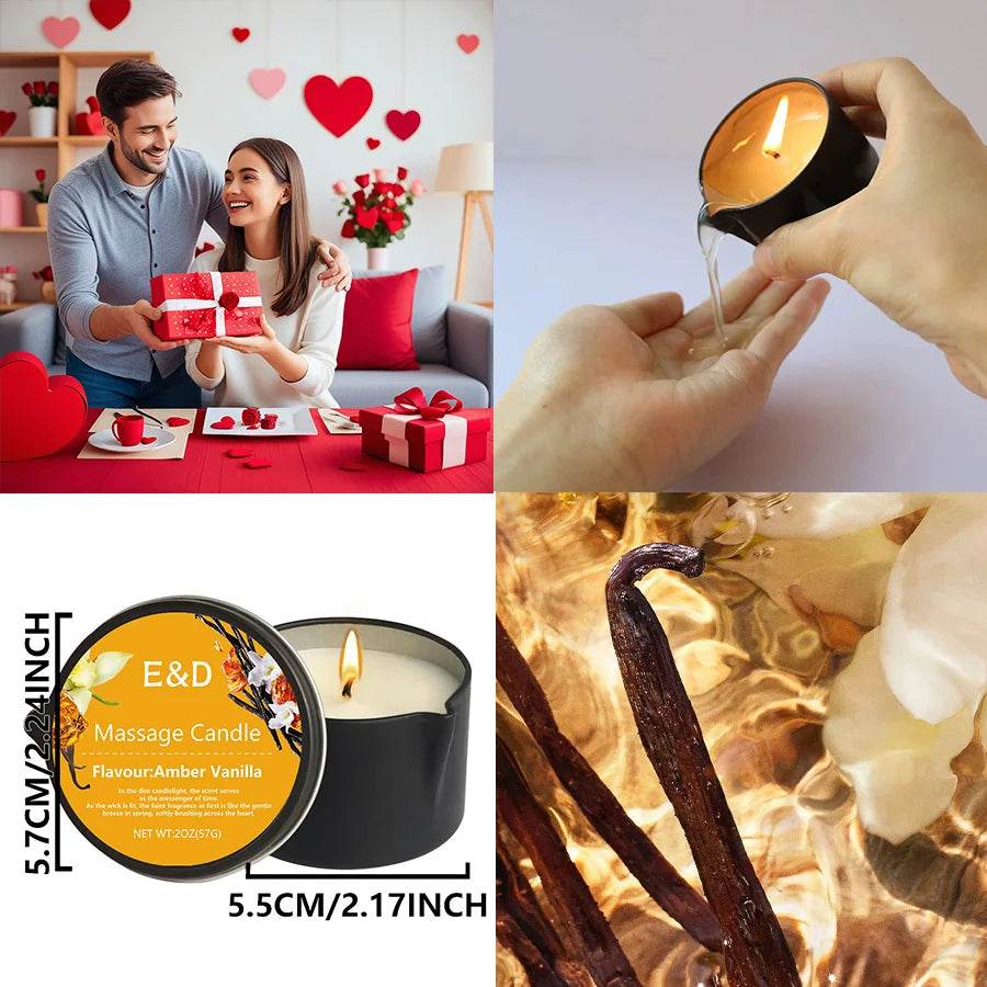 Aromatherapy Massage Oil Candle For Stress Relief - Sleep Galleria