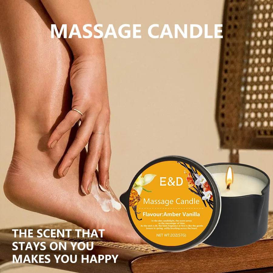 Aromatherapy Massage Oil Candle For Stress Relief - Sleep Galleria