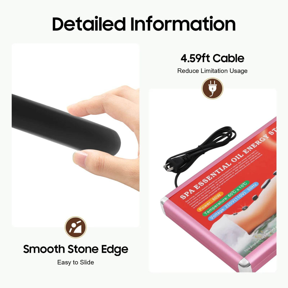 Basalt Massage Stones Heater Set – 12-Piece Therapy Kit - Sleep Galleria