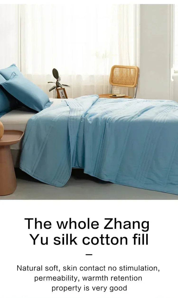 Breathable Lightweight Cooling Blanket Summer Quilt - Sleep Galleria
