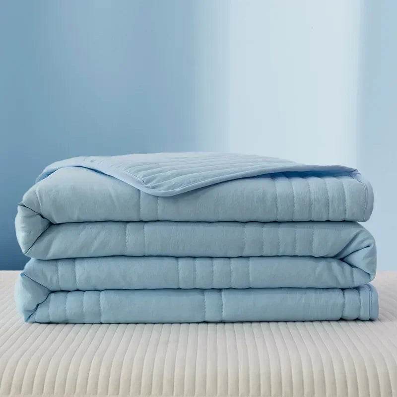 Breathable Lightweight Cooling Blanket Summer Quilt - Sleep Galleria