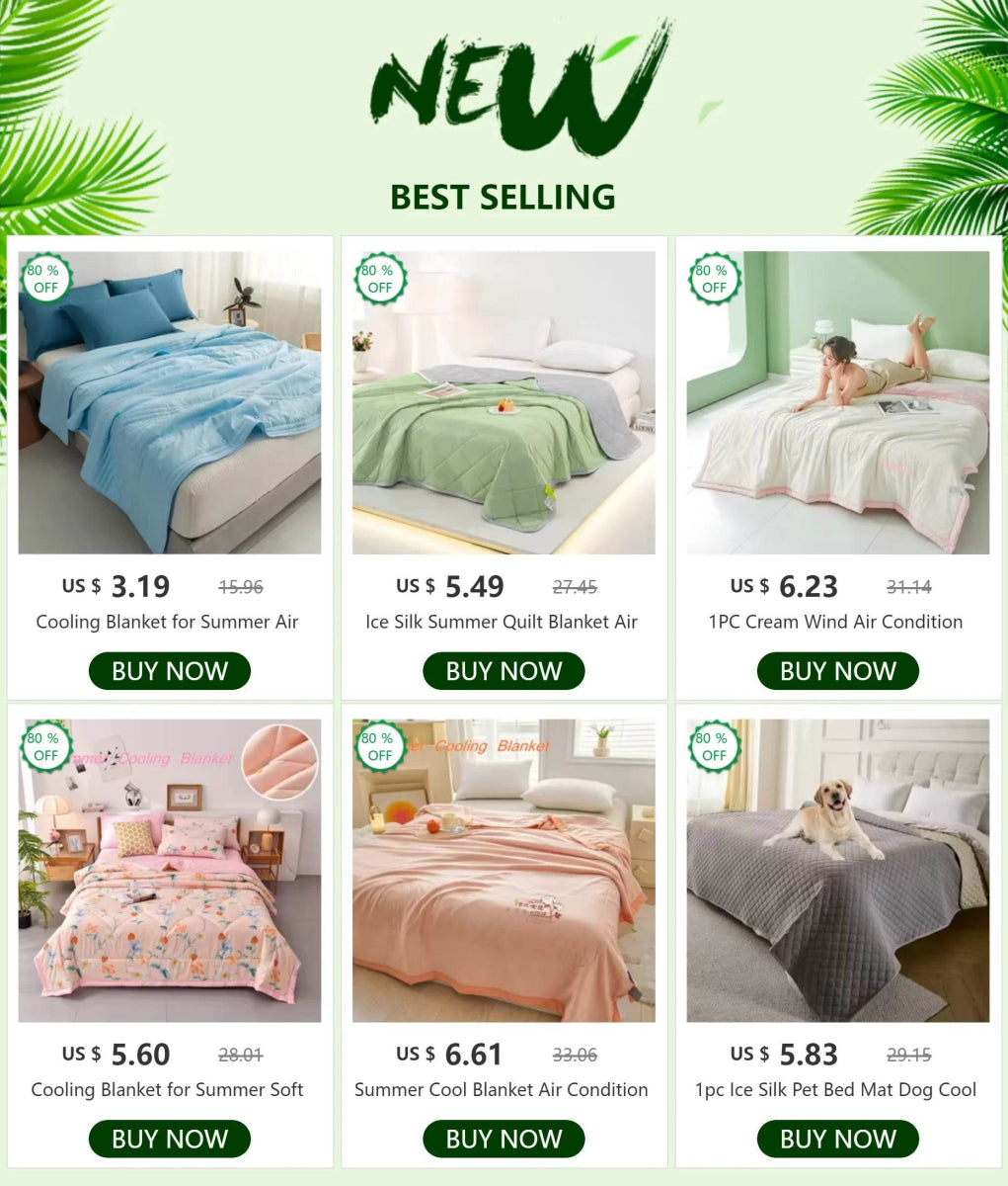 Breathable Lightweight Cooling Blanket Summer Quilt - Sleep Galleria