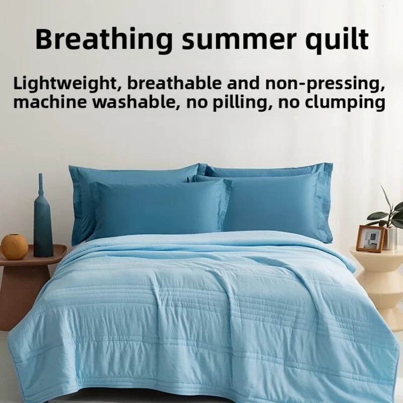 Breathable Lightweight Cooling Blanket Summer Quilt - Sleep Galleria