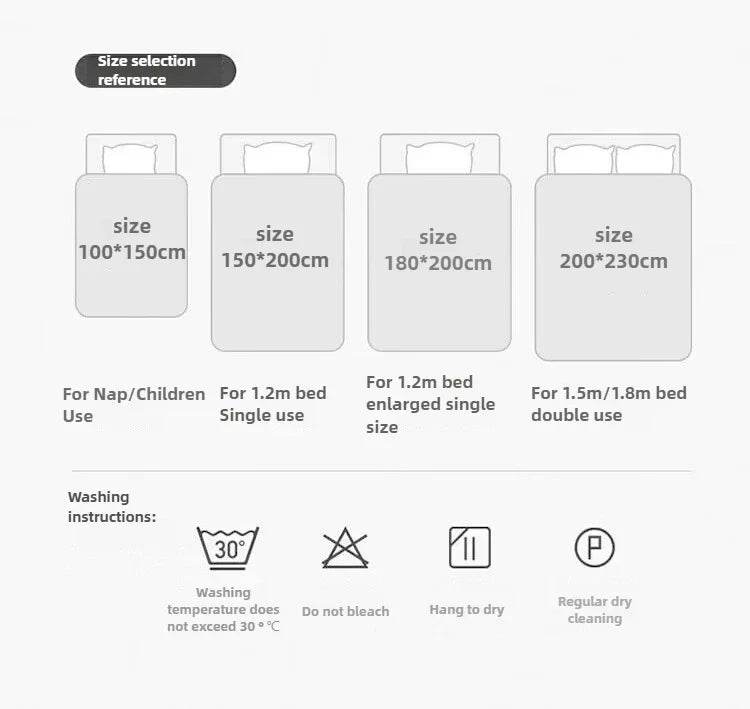 Breathable Lightweight Cooling Blanket Summer Quilt - Sleep Galleria