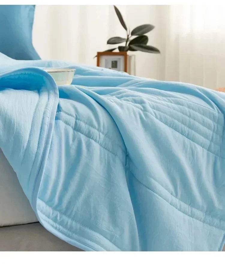Breathable Lightweight Cooling Blanket Summer Quilt - Sleep Galleria