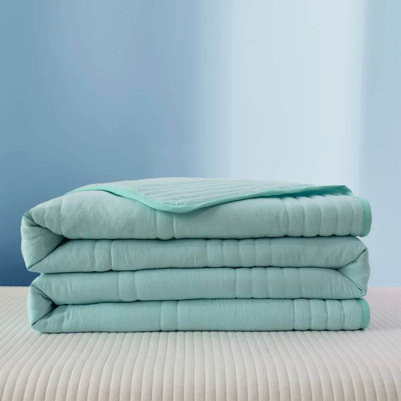 Breathable Lightweight Cooling Blanket Summer Quilt - Sleep Galleria