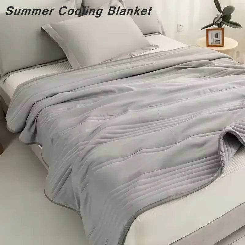 Breathable Lightweight Cooling Blanket Summer Quilt - Sleep Galleria