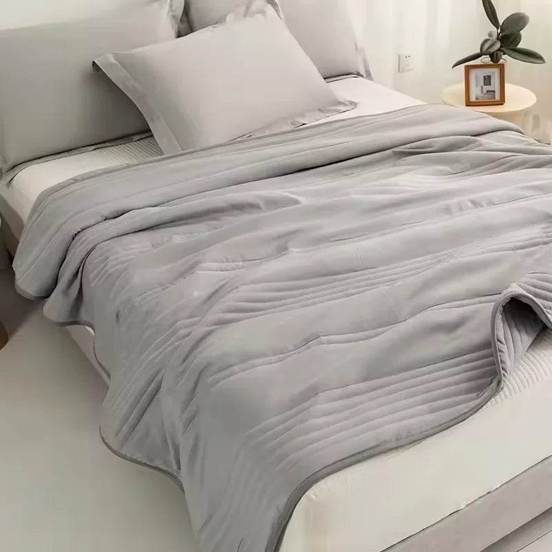 Breathable Lightweight Cooling Blanket Summer Quilt - Sleep Galleria