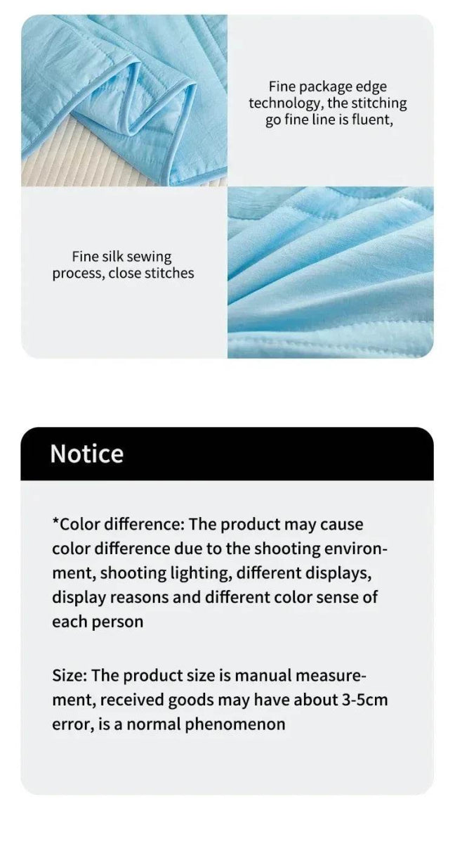 Breathable Lightweight Cooling Blanket Summer Quilt - Sleep Galleria