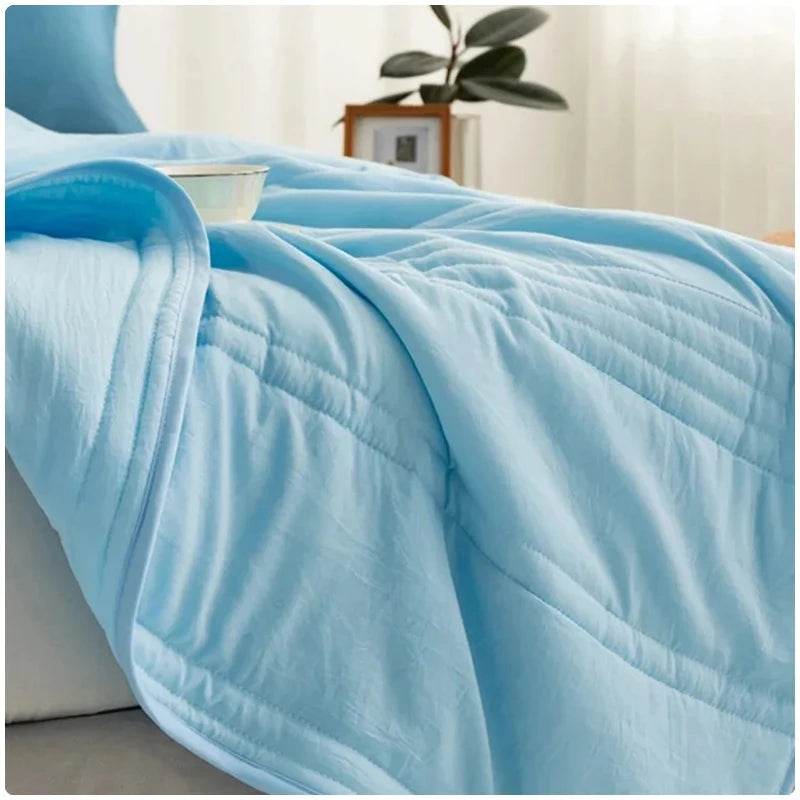Breathable Lightweight Cooling Blanket Summer Quilt - Sleep Galleria