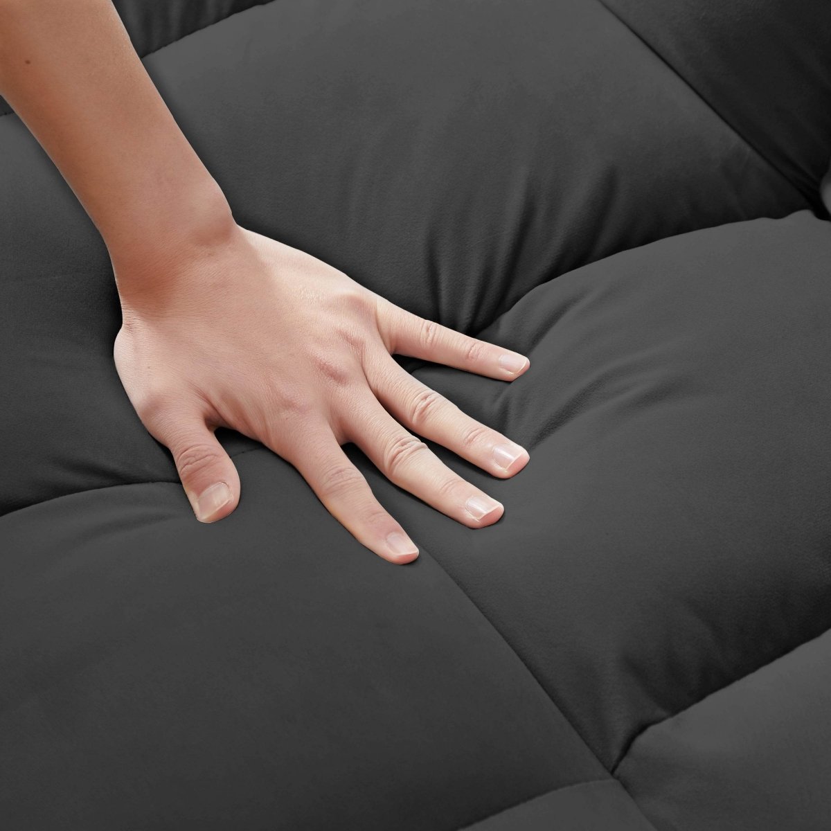 Convertible Velvet Futon Sofa Bed - Sleep Galleria