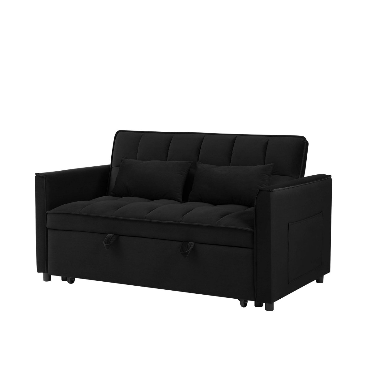 Convertible Velvet Futon Sofa Bed - Sleep Galleria