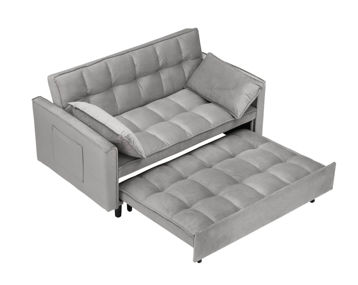 Convertible Velvet Loveseat Sofa Bed - Sleep Galleria
