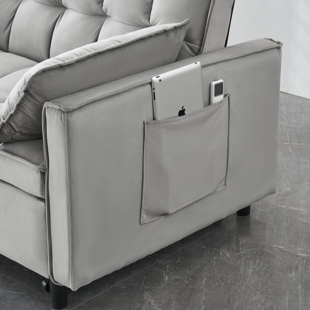 Convertible Velvet Loveseat Sofa Bed - Sleep Galleria