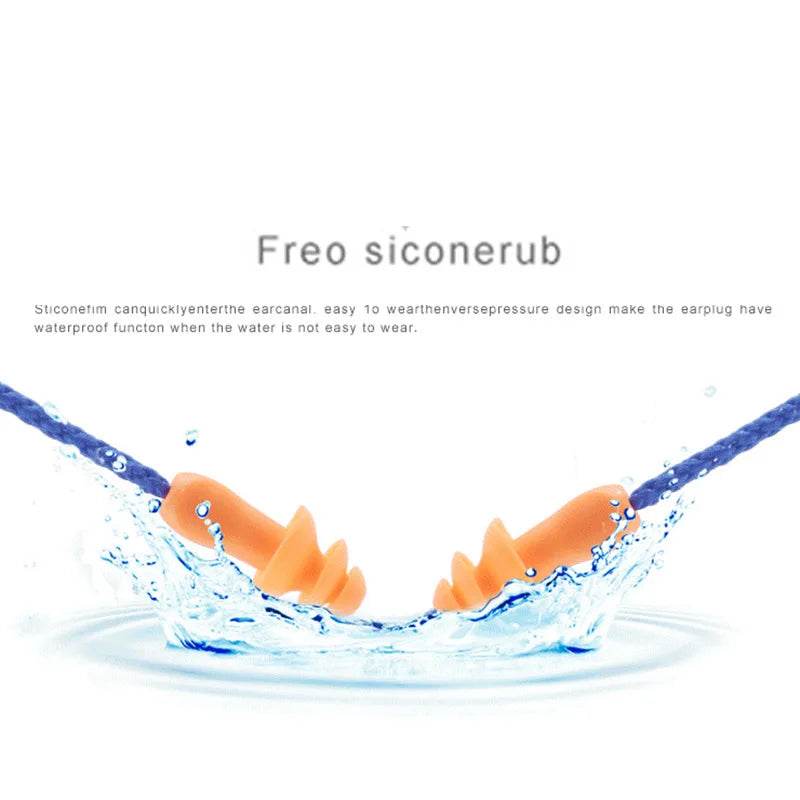 Corded Silicone Ear Plugs for Shooting Noise Reduction - Sleep Galleria