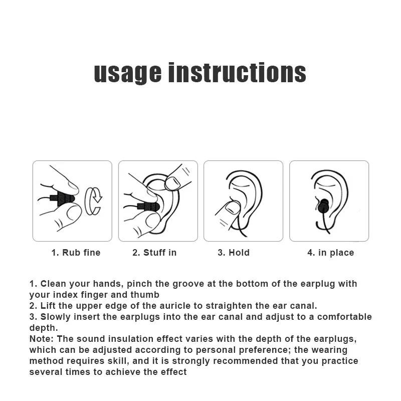 Corded Silicone Ear Plugs for Shooting Noise Reduction - Sleep Galleria