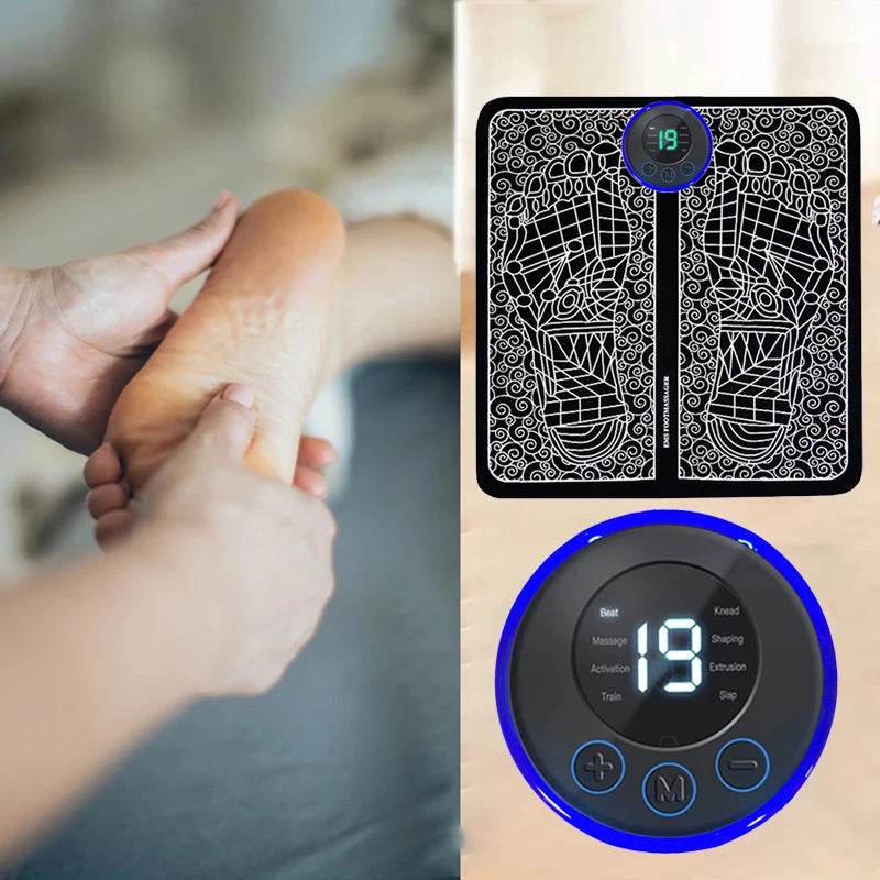 Electric Foot Massage Pad With Adjustable Intensities - Sleep Galleria