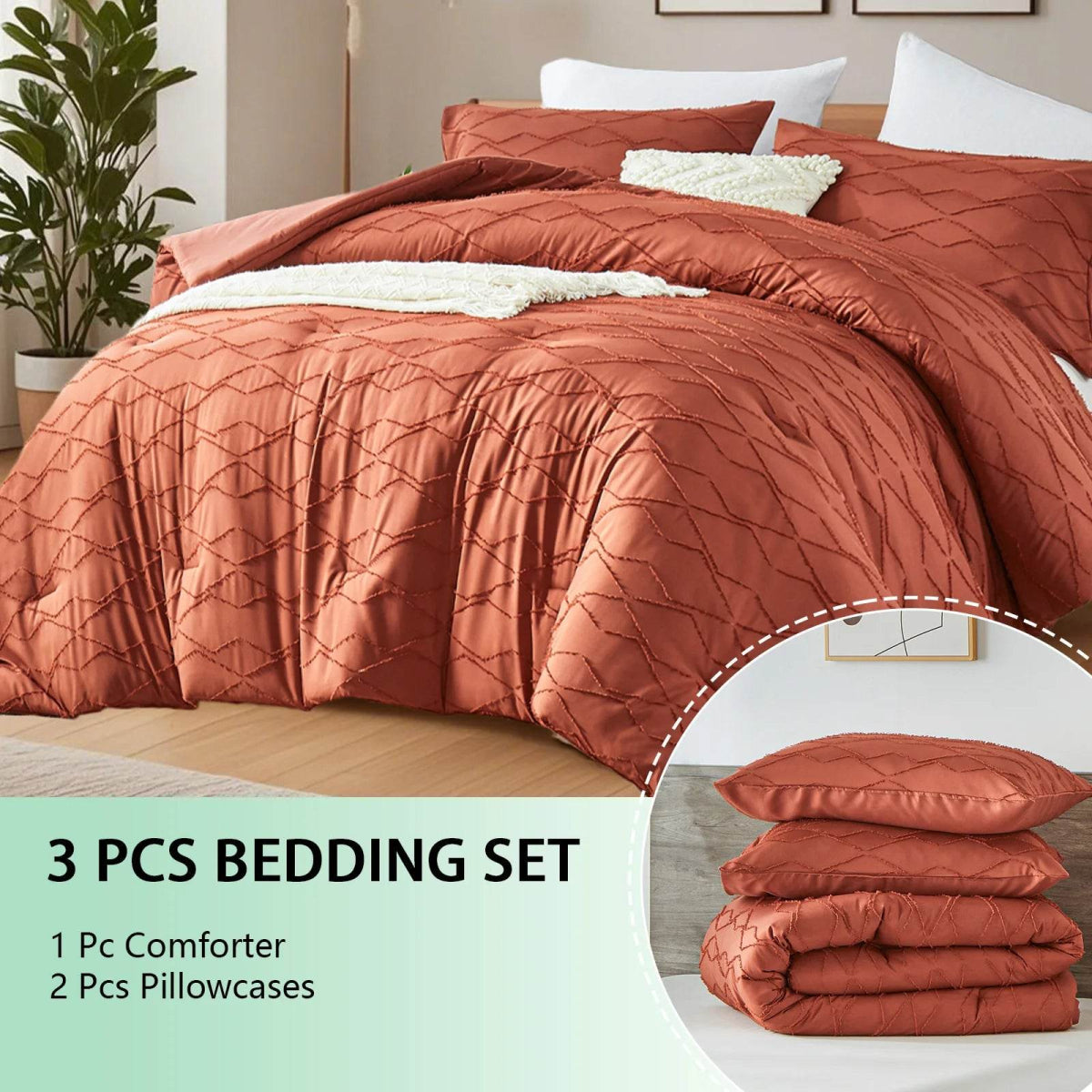 Extra Soft 3-Piece Microfiber Quilt And Pillowcase Set - Sleep Galleria