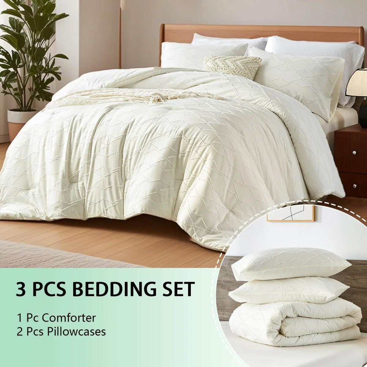 Extra Soft 3-Piece Microfiber Quilt And Pillowcase Set - Sleep Galleria