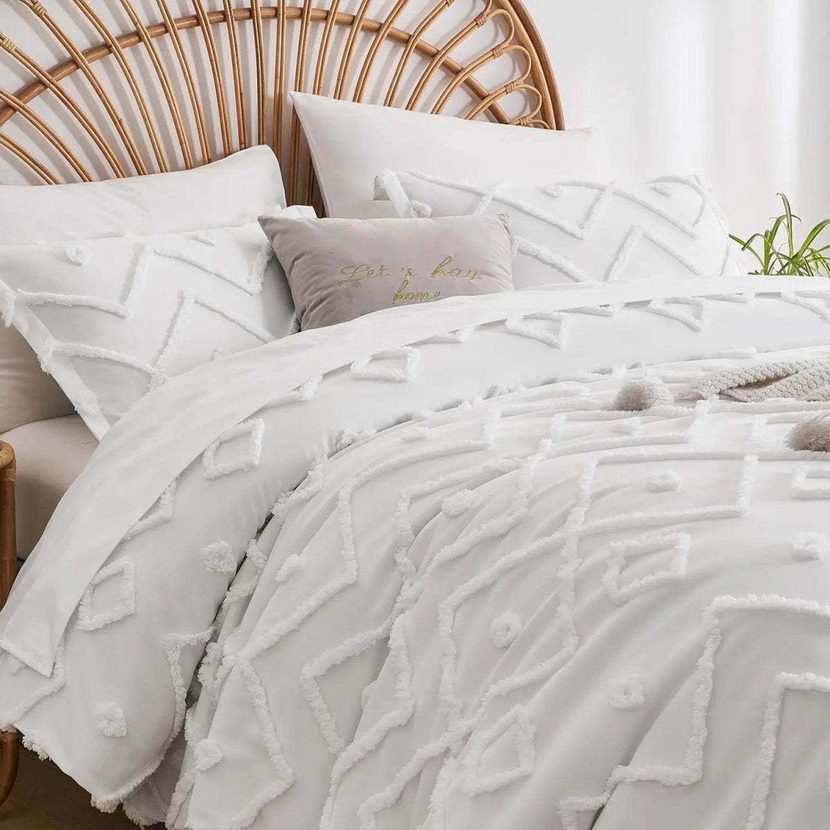 Extra Soft Tufted Microfiber Comforter Bedding Set - Sleep Galleria