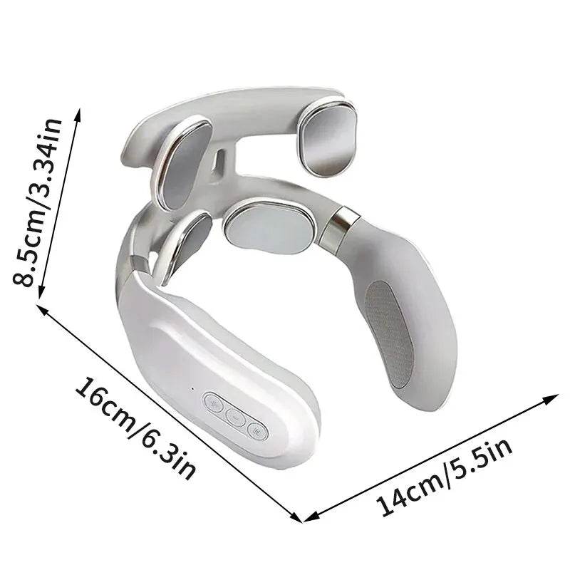Four-Head Composite Neck Massager With Heating Vibration - Sleep Galleria