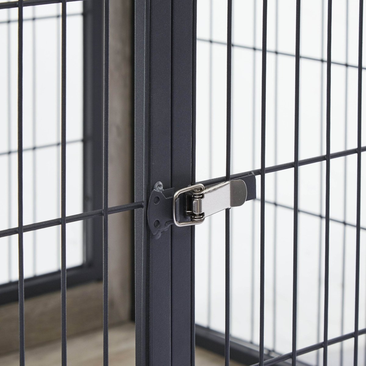 Furniture Style Dog Crate With Rolling Casters And Double Doors - Sleep Galleria