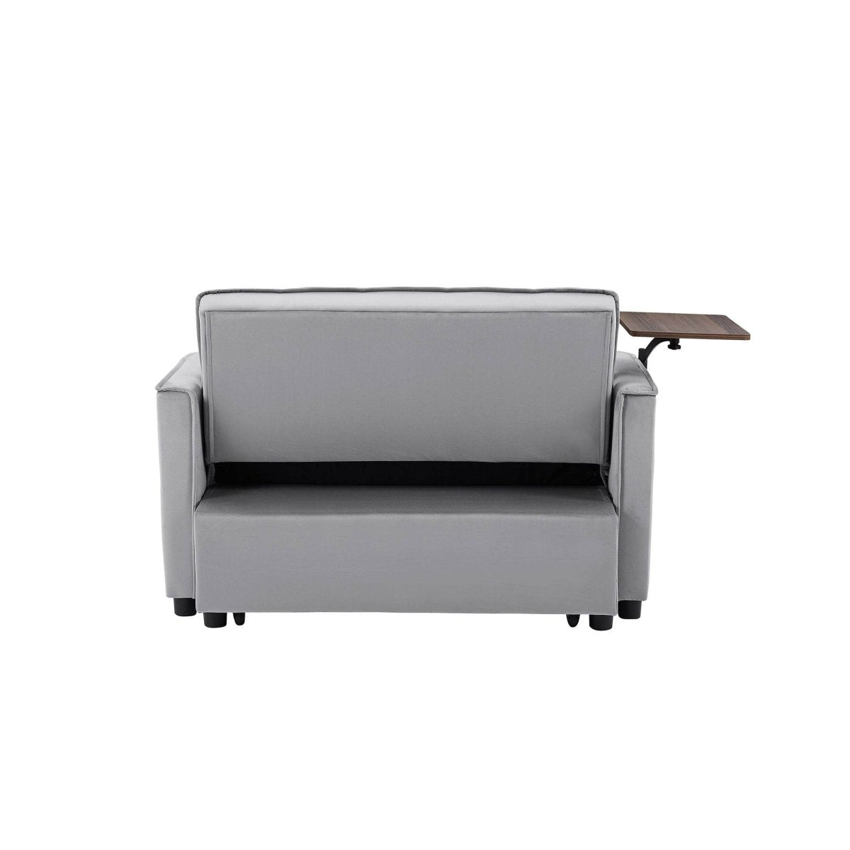 Grey Velvet Convertible Sofa Bed - Sleep Galleria
