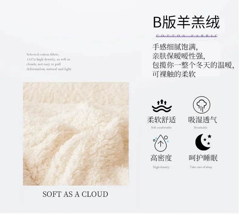 High Density Lamb Wool Soft Warm Blanket - Sleep Galleria