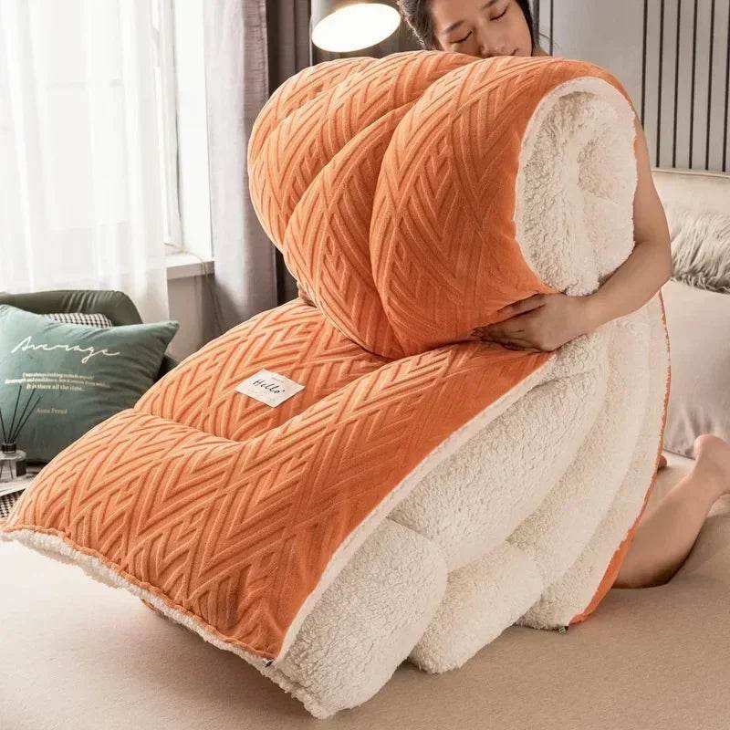 High Density Lamb Wool Soft Warm Blanket - Sleep Galleria
