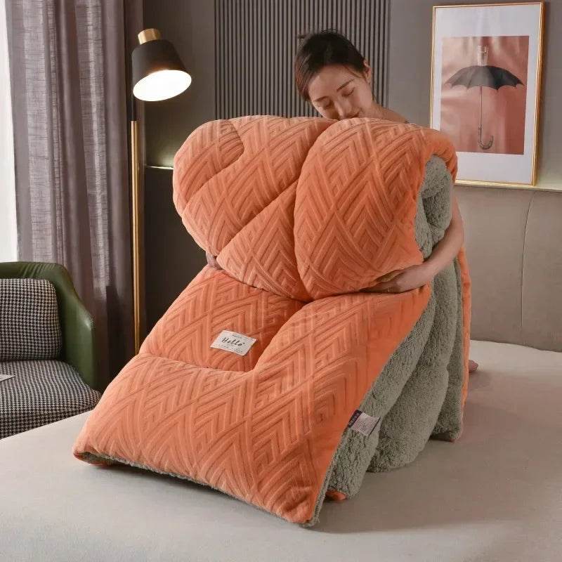 High Density Lamb Wool Soft Warm Blanket - Sleep Galleria