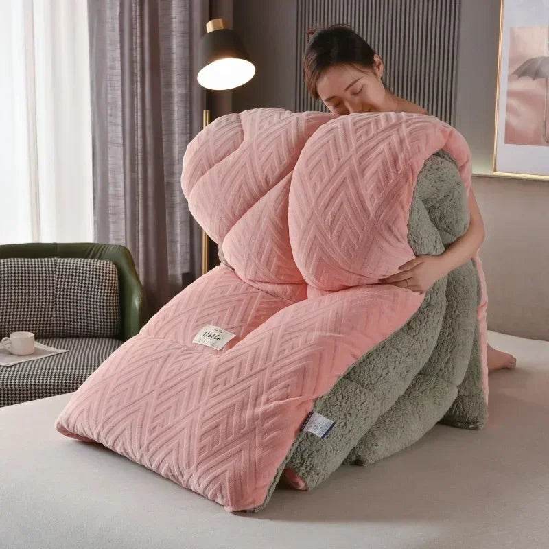High Density Lamb Wool Soft Warm Blanket - Sleep Galleria