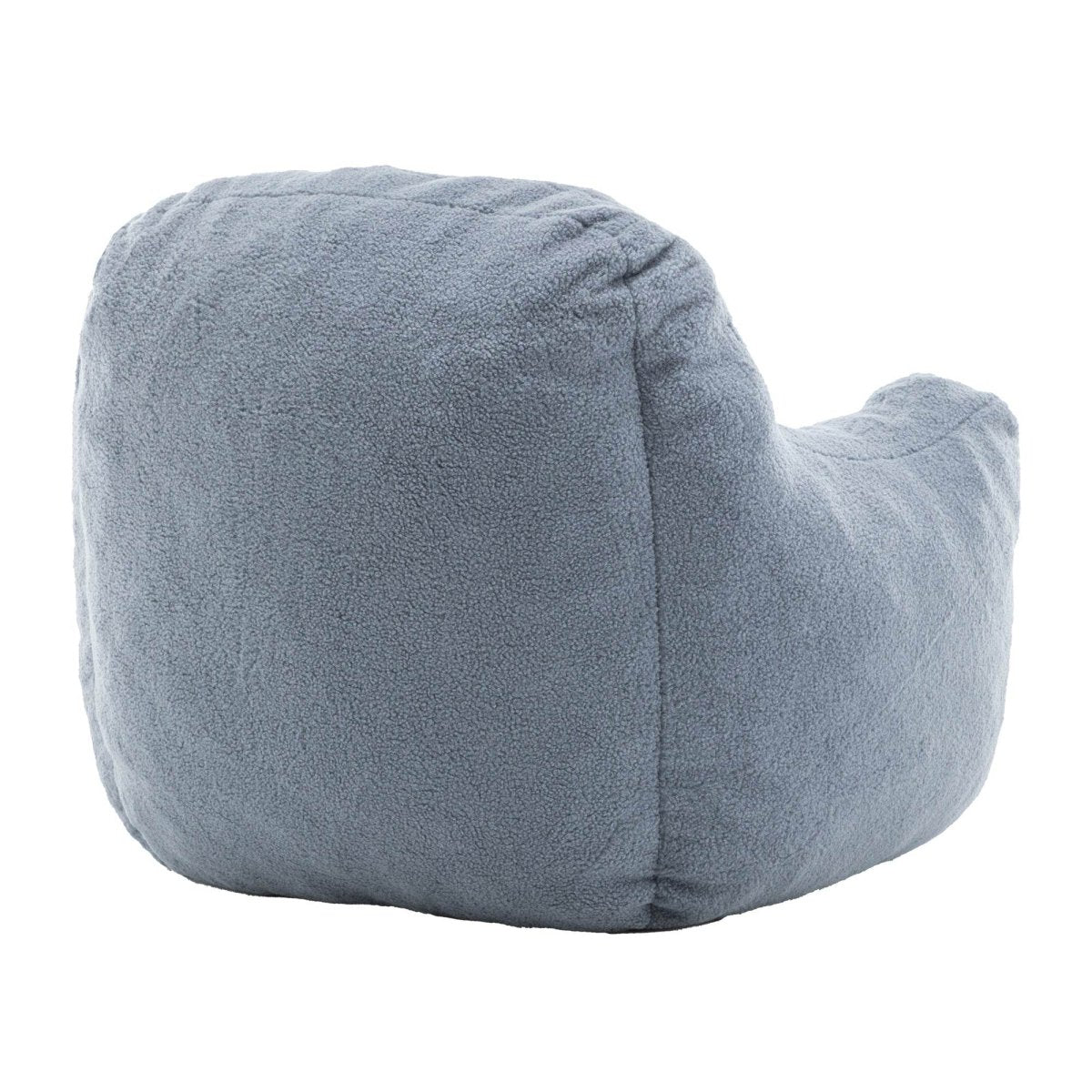 Light Blue Teddy Foam Bean Bag Chair - Sleep Galleria