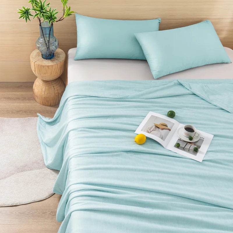 Lightweight Cooling Summer Blanket With Double-Sided Fabric - Sleep Galleria