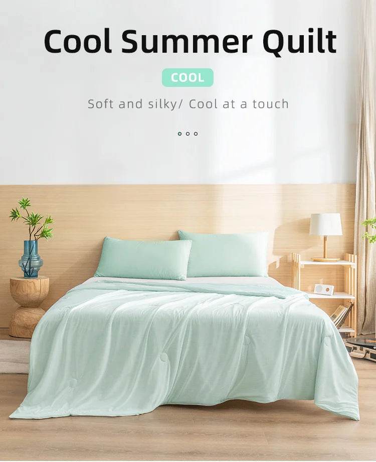 Lightweight Cooling Summer Blanket With Double-Sided Fabric - Sleep Galleria